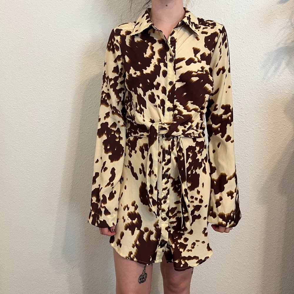 Urban Outfitters Cow Print Dress